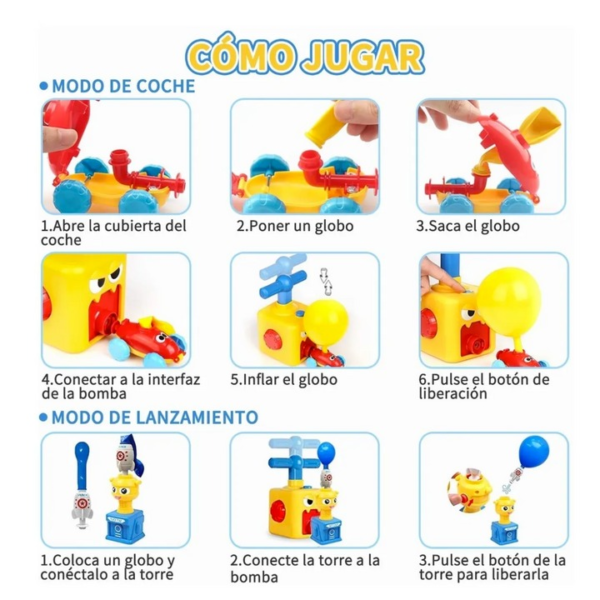 Power Balloon® - Divertido Coche Aerodin - Imagen 4